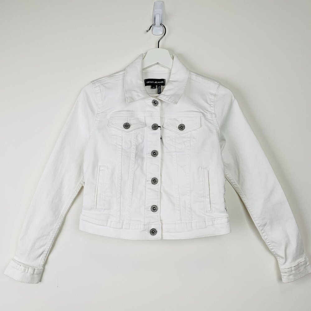 NWT DKNY Women's Denim Jacket SIze XXS - Picture 2 of 12